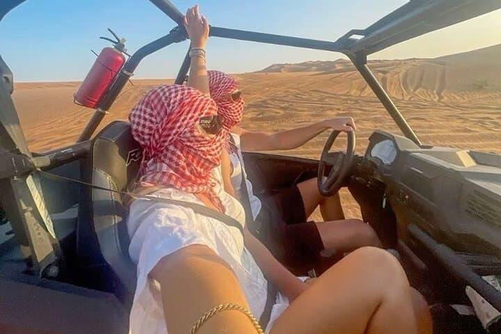 Self-Drive Buggy Ride in Dubai's Red Dunes — Lahbab Desert Adventure