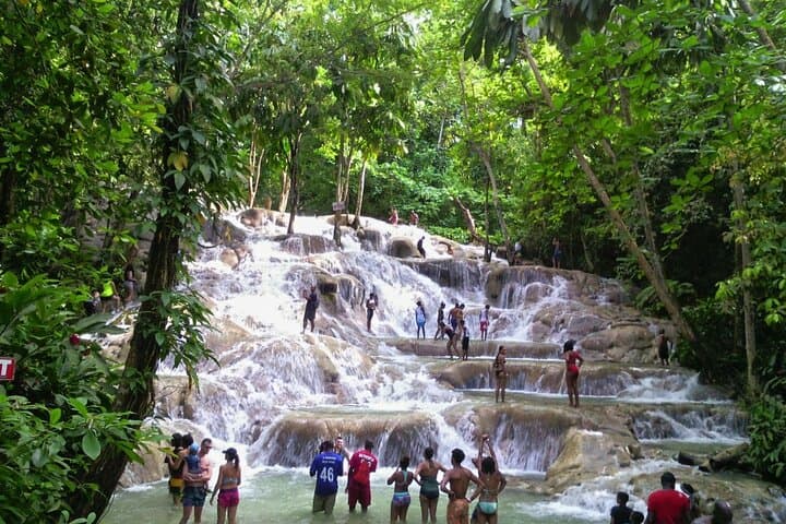 Climb Dunn's River Falls: Private Daytrip to Ocho Rios' Cascading Terraces