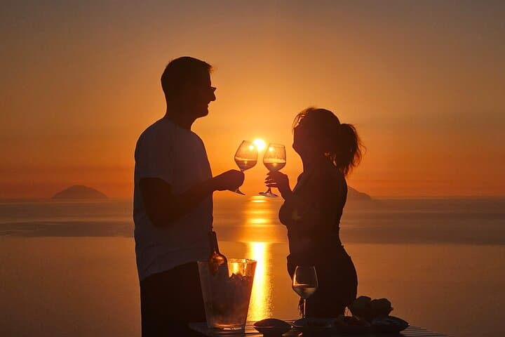 Sunset Volcano Walk on Vulcano Island with Wine and Local Aperitif
