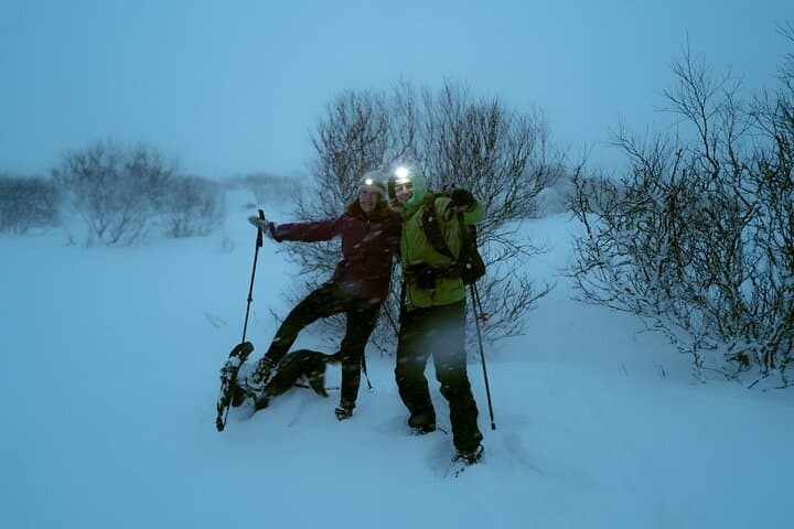 Aurora Snowshoe Hike and Bonfire at Kvitnes Gård photo 2
