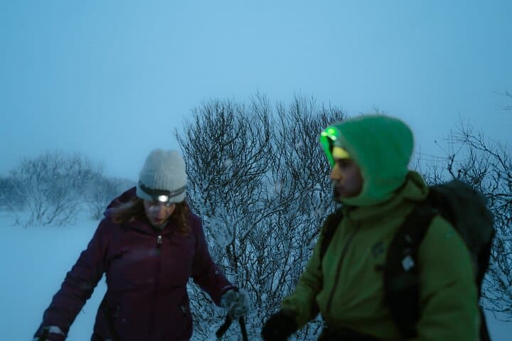 Aurora Snowshoe Hike and Bonfire at Kvitnes Gård photo 6