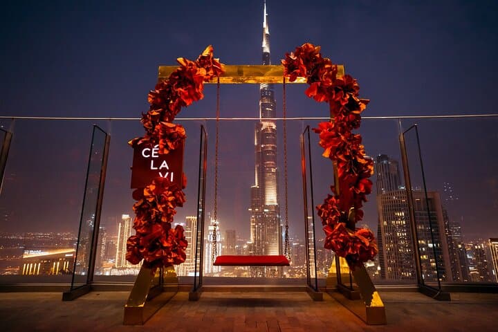 CÉ LA VI Dubai: Lunch with Burj Khalifa Views and Selected Beverages