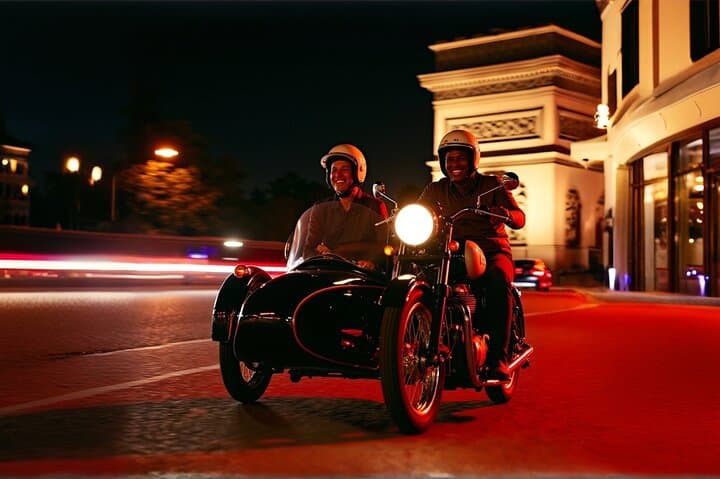 Paris by Night: Vintage Sidecar Tour with Champagne at the Eiffel Tower photo 3