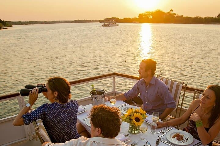 Victoria Falls Helicopter Scenic Flight and Classic Zambezi Dinner Cruise photo 2