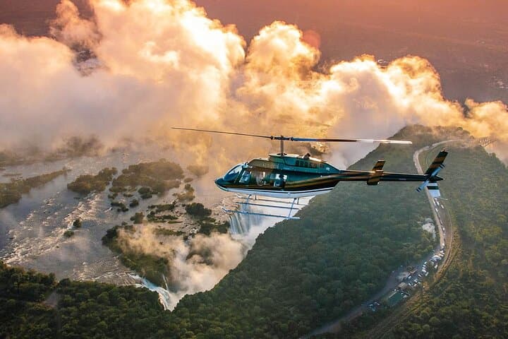 Victoria Falls Helicopter Scenic Flight and Classic Zambezi Dinner Cruise photo 3
