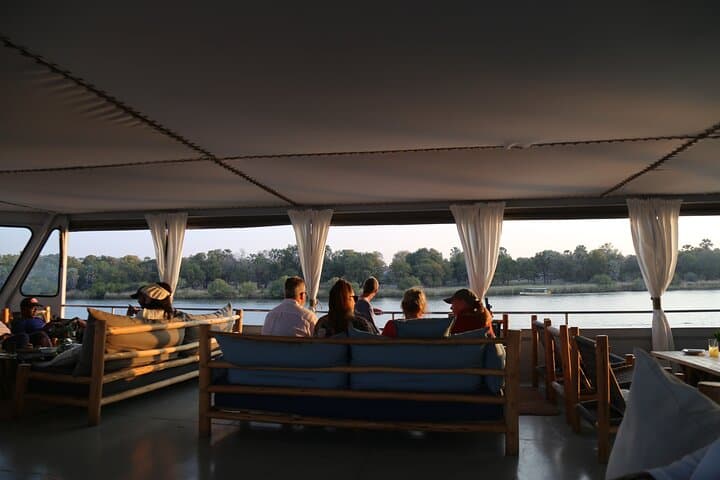Victoria Falls Helicopter Scenic Flight and Classic Zambezi Dinner Cruise