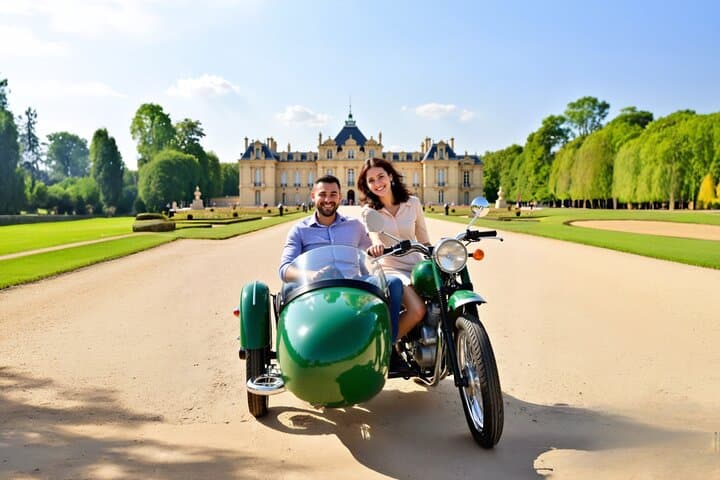 Vintage Sidecar Tour from Paris to Versailles with Palace Entry