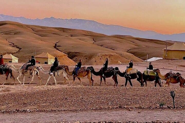 Agafay Desert Sunset: Camel Ride, Dinner & Berber Show from Marrakech photo 5