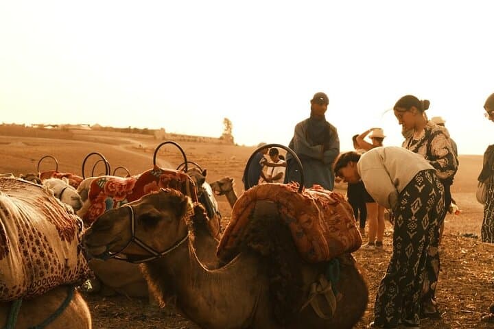 Sunset Camel Ride and Berber Camp Dinner in Agafay Desert from Marrakech photo 4