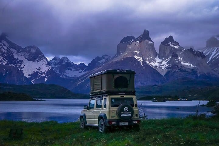 Drive and Camp Puerto Natales: Suzuki Jimny Roof-Tent Adventure in Patagonia
