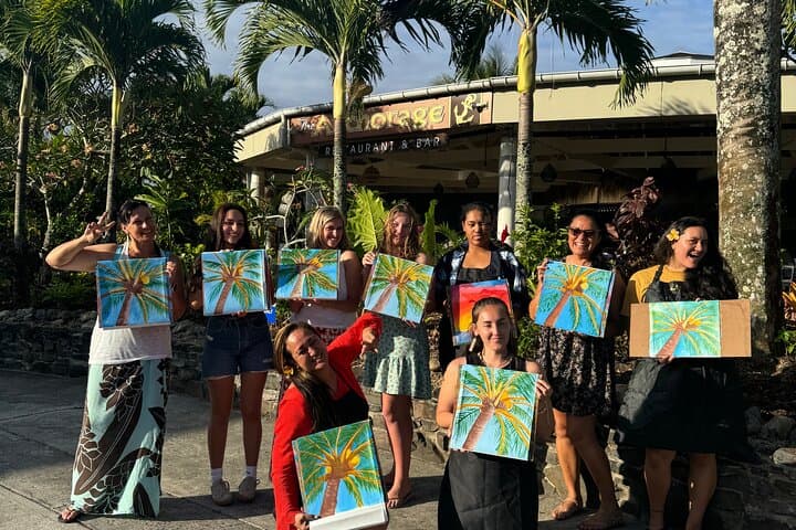 Paint & Sip Rarotonga: Tropical Art Class with Ocean Views photo 2