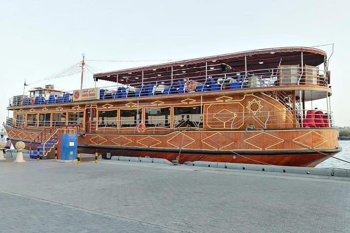 Dhow Cruise Dinner in Deira Creek — 2‑Hour Evening Buffet & Live Shows in Dubai photo 2