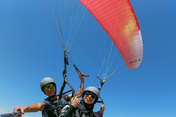 Sunset Paragliding Over Agafay Desert with Atlas Mountain Views photo 6