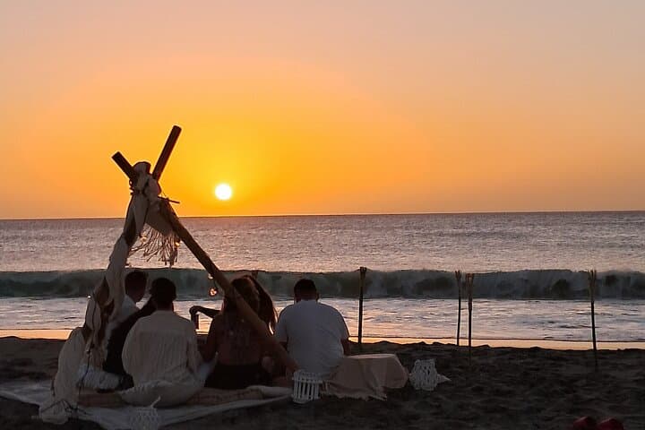 Romantic Sunset Escape on Sal: Private Beach Experience with Fogo Wine