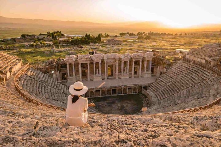 Pamukkale Day Trip: Hierapolis, Thermal Pools & Travertine Terraces from Antalya photo 2