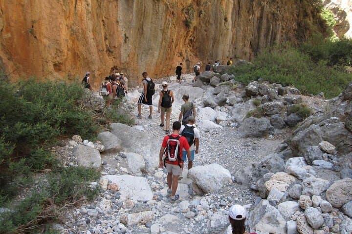 Imbros Gorge Private Hike and Libyan Sea Swim — Day Tour from Chania