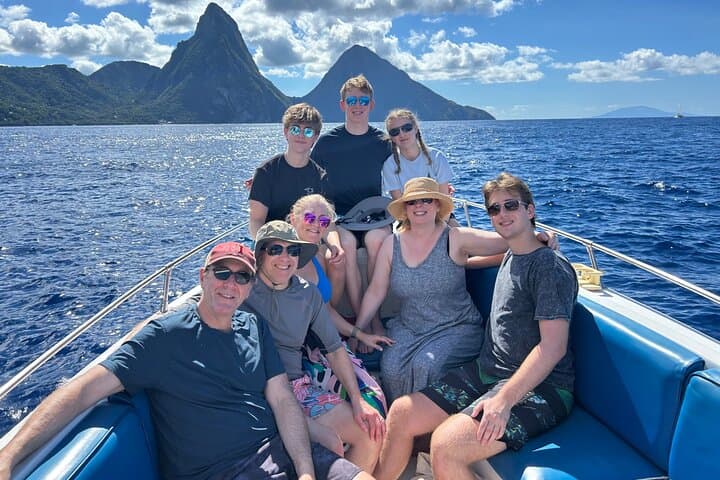 Private St. Lucia Boat Tour to Soufrière — Snorkel, Sightsee & Beach-Hop photo 6