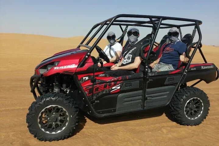 Dubai Red Dune Buggy Adventure — Kawasaki 800cc Ride, Sandboarding & Camel Photos photo 2