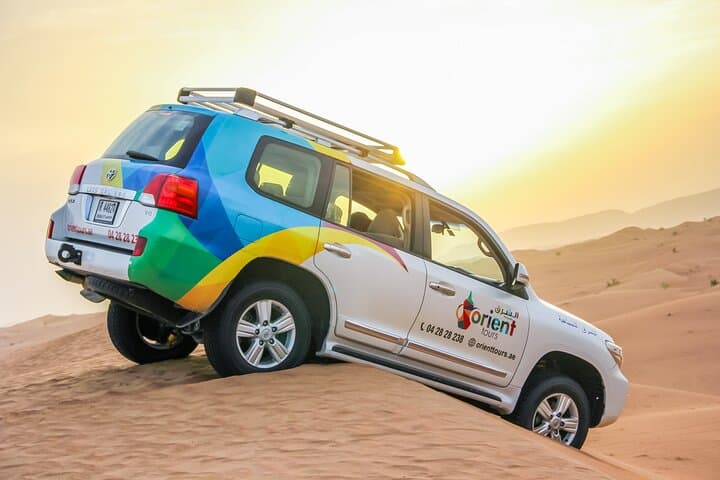 Sunset 4x4 Desert Drive & Wildlife Viewing at Al Qudra, Dubai