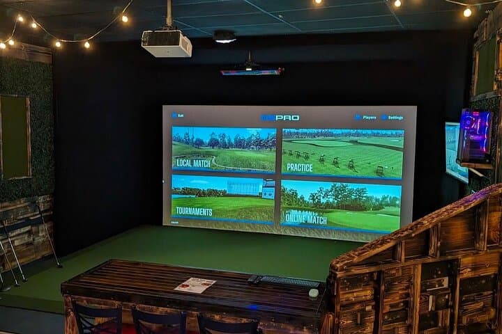 Indoor Golf Simulator in Myrtle Beach — 20ft Screen All-Season Play photo 5