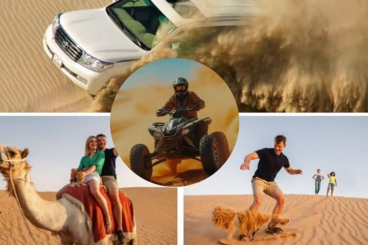 Doha Desert Safari Combo: Dune Bashing, ATV & Camel Ride to Khor al Udaid