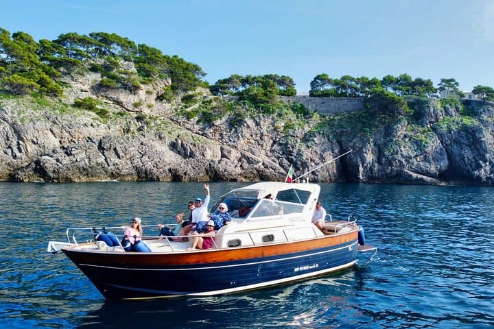 Private Capri Boat Tour from Sorrento: 36ft Italian Boat & Grotto Swim photo 1