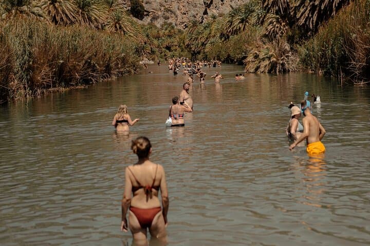 South Crete Highlights: Preveli Palm, Triopetra & Spili Village Day Tour photo 3