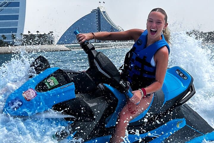 Dubai Jet Skiing Adventure: Burj Al Arab, Palm Jumeirah and Atlantis Views photo 2