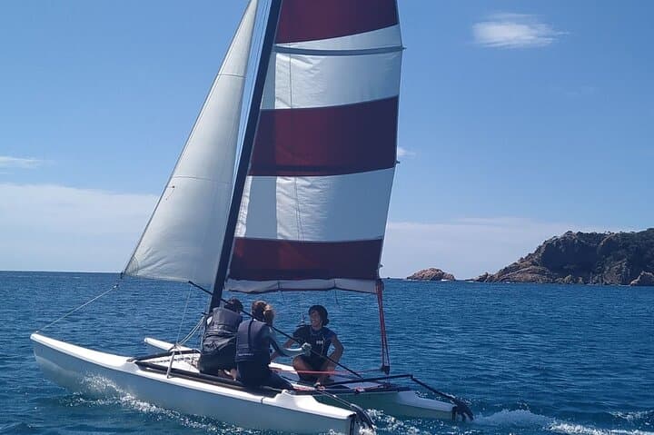 Sail a Hobie Cat 15 in S'Agaró Bay: 2.25‑Hour Catamaran Class on the Costa Brava photo 4