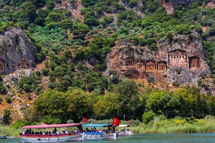 Dalyan River Cruise to Iztuzu Beach: Turtle Watching, Lycian Tombs & Mud Baths from Marmaris