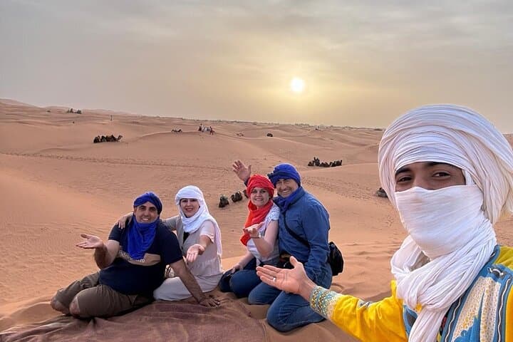 Fes to Merzouga: 2-Day Sahara Desert Tour with Luxury Camp & Camel Trek photo 1
