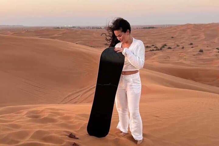 Private Dubai Morning Desert Safari — Dune Bashing & Sandboarding in the Red Dunes photo 5