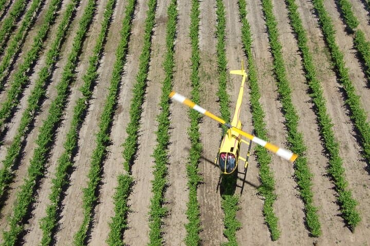 Short Helicopter Flight Over Hoffnungsthal Valley and Historic Vineyards