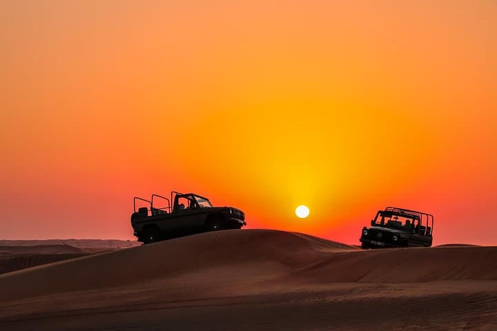 Evening Heritage Safari at Al Marmoom: Vintage G‑Class Desert & Bedouin Experience photo 3