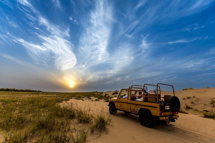 Evening Heritage Safari at Al Marmoom: Vintage G‑Class Desert & Bedouin Experience photo 2