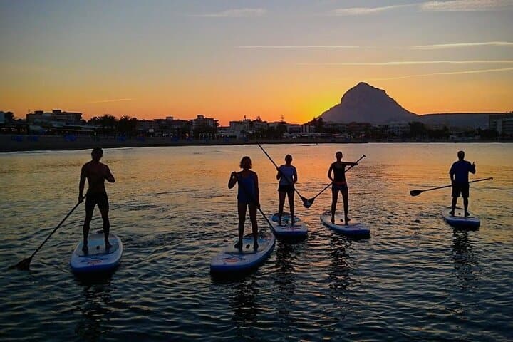 Sunset Paddle Boarding in Javea, Spain — Guided SUP Tour on the Costa Blanca