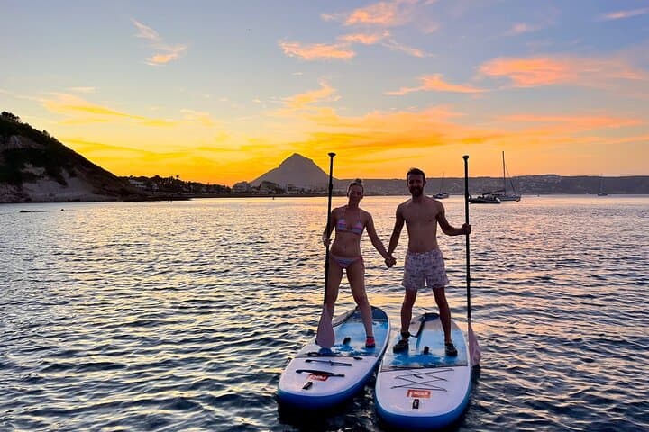 Sunset Paddle Boarding in Javea, Spain — Guided SUP Tour on the Costa Blanca photo 3