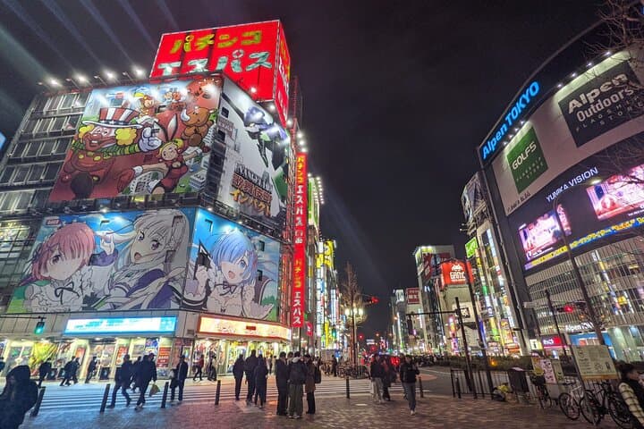 Shinjuku Night Tour & Pachinko: Backstreet Walk and Retro Gaming in Tokyo photo 1