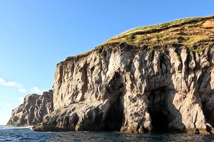 Sao Miguel Sunset Boat Tour: Golden-Hour Cliffs, Caves & Snorkel photo 4