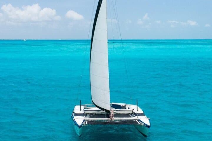 Private Catamaran to Isla Mujeres — Snorkel, Beach Club Buffet & Open Bar photo 5