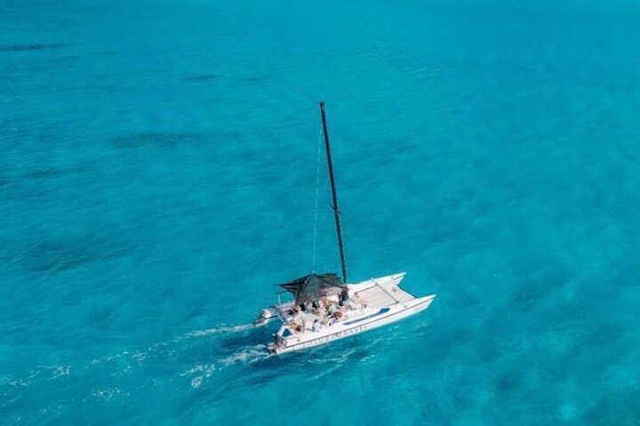 Private Catamaran to Isla Mujeres — Snorkel, Beach Club Buffet & Open Bar photo 6
