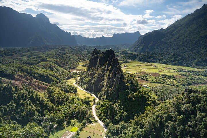 Vang Vieng Nam Xay Viewpoint Hike and Blue Lagoon 1 Day Tour photo 4