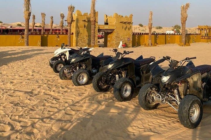 Dubai Desert Safari VIP Package with Quad Bike — Evening Dune Bashing, BBQ & Live Shows photo 1