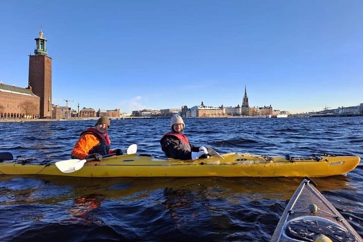 Winter Kayaking Through Stockholm: Dry-Suit City Paddle on Lake Mälaren photo 3