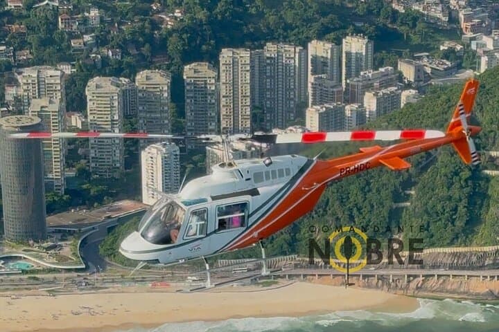 30-Minute Helicopter Tour Over Rio de Janeiro with Comandante Nobre