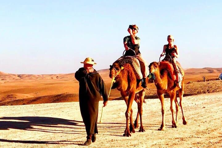 Morning Agafay Desert Escape from Marrakech: Camel Ride, Pool & Lunch