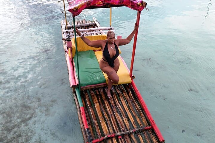 Mahogany Beach Ocho Rios Private Bamboo Rafting — 45-Min Ocean Raft Ride photo 2