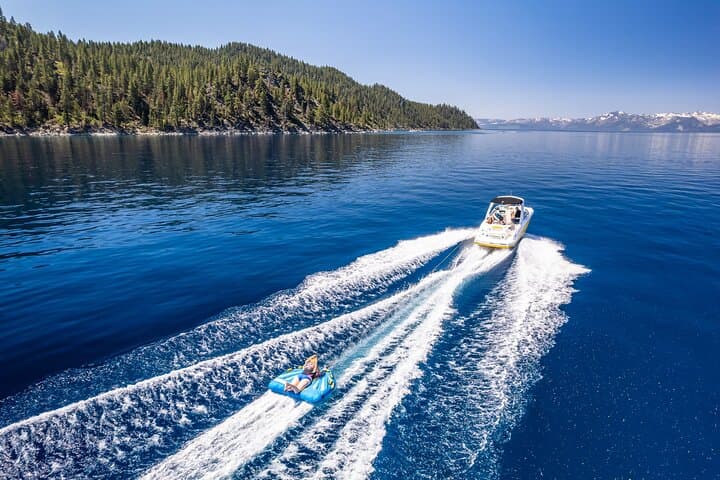6-Hour Private Boat Charter on Lake Tahoe — Emerald Bay, Vikingsholm & Watersports photo 1