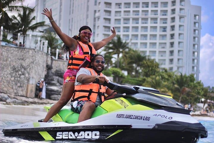 Jet Ski Ride Along the Cancun Coast: 30-Minute Thrill on Caribbean Turquoise photo 3