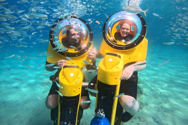 Undersea Scooters in Protaras: BOBs & Helmet Rides on the Mediterranean
